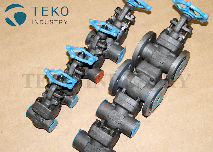 China Full Port Forged Steel Valves , High Pressure Welded Flanged End Bolted Bonnet Gate Valve Class 800 ~ 2500LB factory