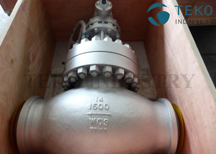 China A216 WCB Carbon Steel Body Flanged End BS 1873 Globe Valve Plug Type Disc 150Lb ~ 2500Lb factory