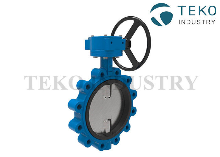 China JIS 10K API 609 Butterfly Valve EPDM Soft Seated High Lift Span With Exchangeable Seat factory