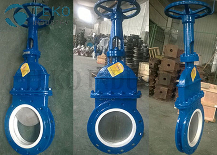 China MSS-SP-81 Carbon Steel Body Ceramic Lined Knife Gate Valve For Fly Ash factory