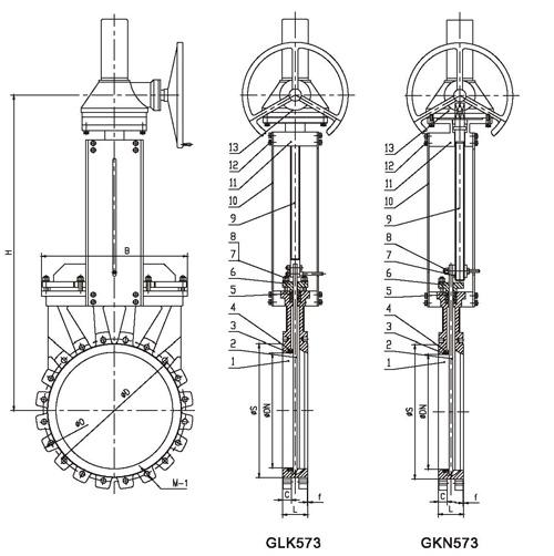 Semi Lug Full Bore Valve Bi - Direction Seal Super Slim Design Bevel Gear Operation 0