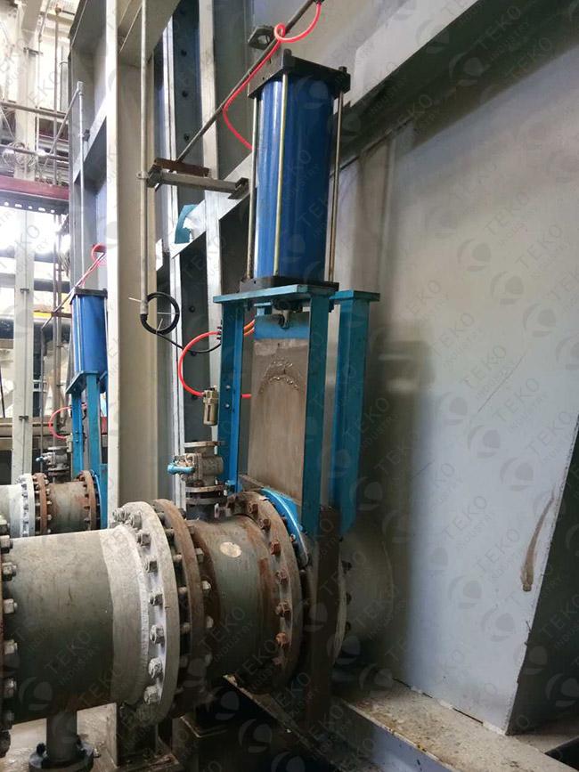 Heavy Duty Flanged End Valve Fiber Corded Seat Manual Operation For Sand And Gravel 0