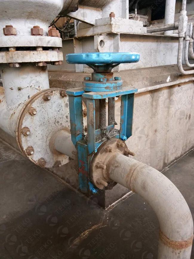 Heavy Duty Flanged End Valve Fiber Corded Seat Manual Operation For Sand And Gravel 1