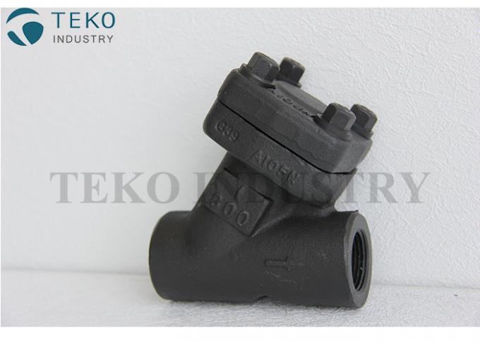 Y Type Stainer Filter Forged Steel Valves Screwed Weld End A105 800LB Pressure 0