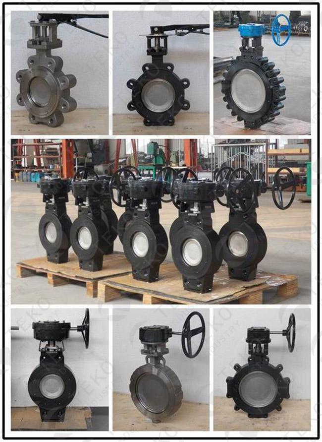 Steam High Performance Butterfly Valves , Double Offset Butterfly Valve Metal To Metal Seat 0