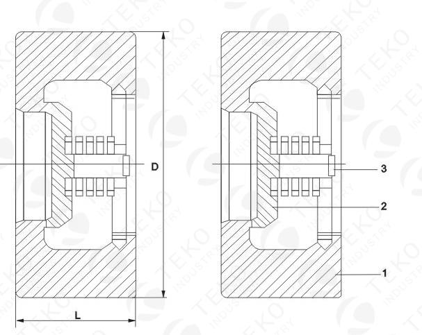Single Plate Spring Loaded Stainless Steel JIS Valve , Wafer Check Valve With Lift Type Design 0