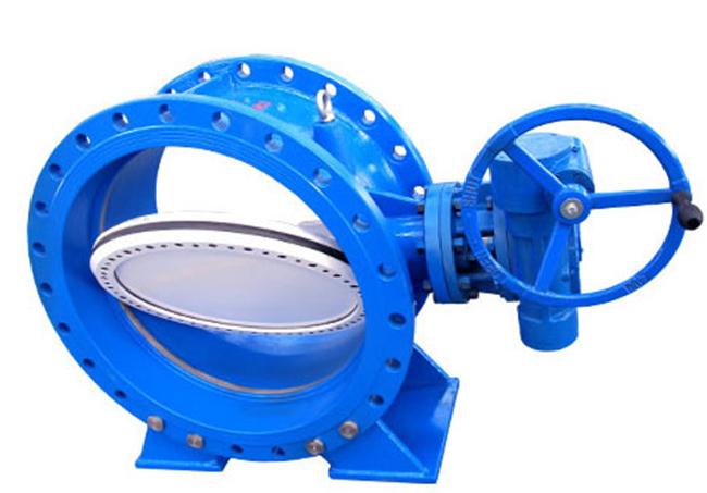 Soft Seated Two Flanged End Eccentric Butterfly Valve For Clear Water 0
