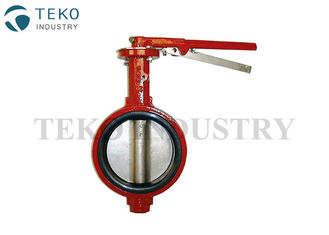 Bubble Seal Rubber Seat API609 Butterfly Valve ISO7005-2 For Petrochemical Processing