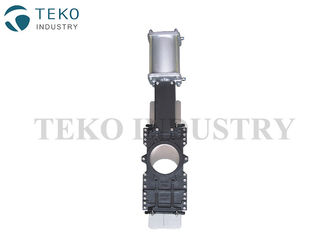 Bonnetless Non - Clogging Wafer Connection Valve Full Bore Through Conduit For Paper Mill