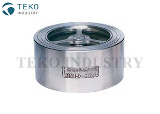 Piston Lift Type Wafer Style Check Valve Quick Closing For Chemicals / Petrochemicals