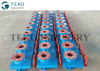 Fully Closed Body Pinch Valve Ductile Iron Body Handwheel Operation For Sand And Gravel