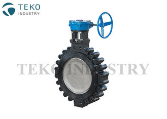 Metal Seated Eccentric Butterfly Valve , 10 Inch High Temperature Butterfly Valve