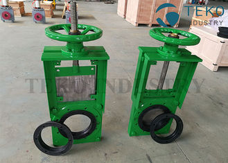 Bi - Directional Seal NR Elastomer Seat Demanding Knife Valve For Slurry Zero Leakage