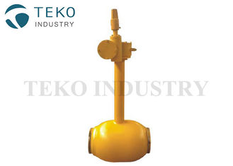 RPTFE Seated Underground BW End Flanged Ball Valve For Gas Output Pipeline