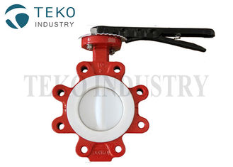 Manual Lug End ANSI 150Lb PTFE Lined Butterfly Valve