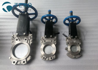 Stainless Steel Split Body Full Guided Slurry Knife Valve