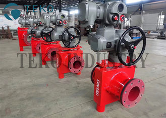 Mining Electric Actuated Slurry Pinch Valve High Abrasion Modulating