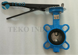Centerline Splited Shaft Concentric Viton SeatedButterfly Valve With Lever