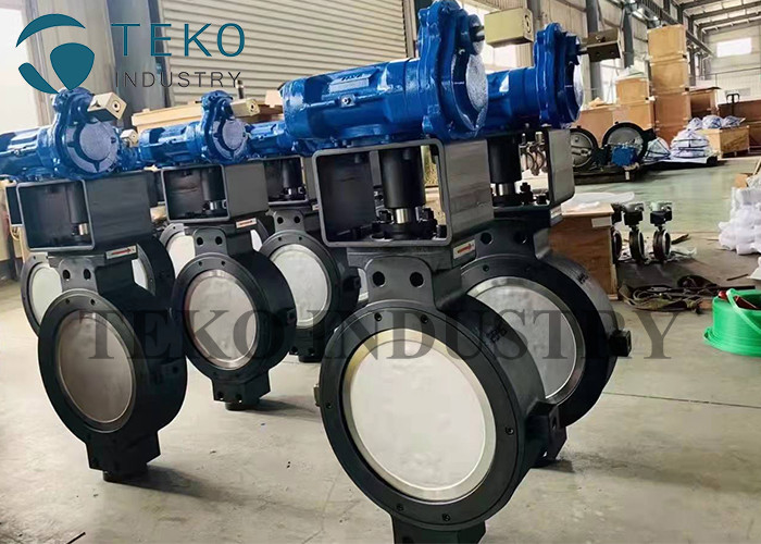 buy DN50 High Performance Butterfly Valves Bi - Directional Metal Resilient Seat Regulation Function online manufacturer