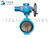Backed Seat Electric Actuated Butterfly Valve For Chemical / Petrochemical Process