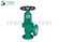 PTFE Angle Type PFA FEP PTFE Lined Globe Valve With Stainless Steel Body