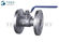 Lever Manual Operation SS Flanged End Ball Valve One Piece Body With Standard Bore
