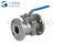 Two Piece Body Soft Seated Lever Operation Flanged Ball Valve ASME / DIN / JIS Standard